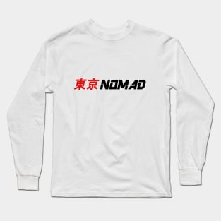 Tokyo Nomad logo (black) Long Sleeve T-Shirt